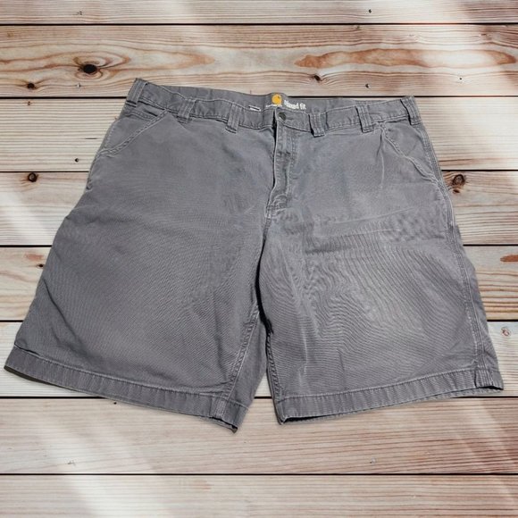 Carhartt Gray Carpenter Shorts Waist 44 - Picture 1 of 8